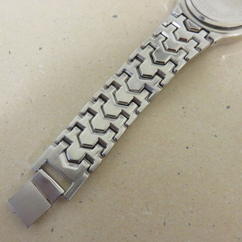 Men's GENEVA WATCH*Water Resistant*Japan MVT*sstee - Picture 4 of 4